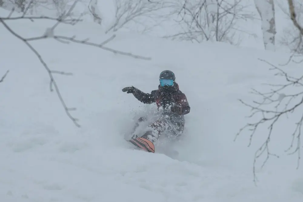 hokkaido snowboading