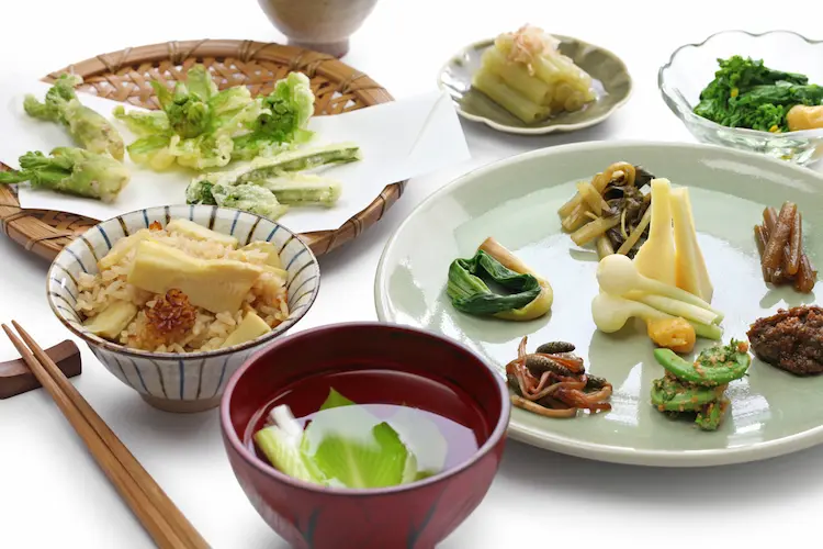 mountain vegetables cuisine japan